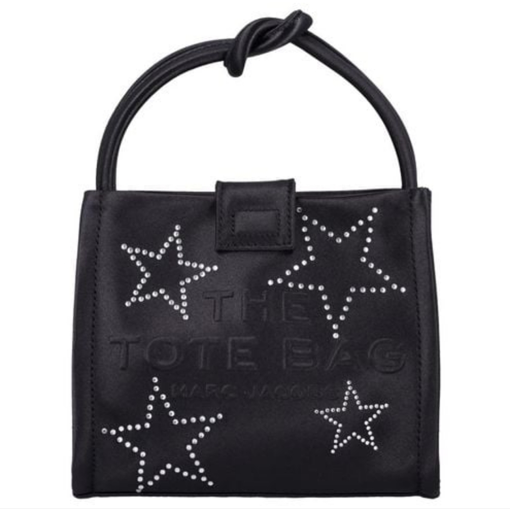 Marc Jacobs Satin The Tote Bag with Crystal Star Accents